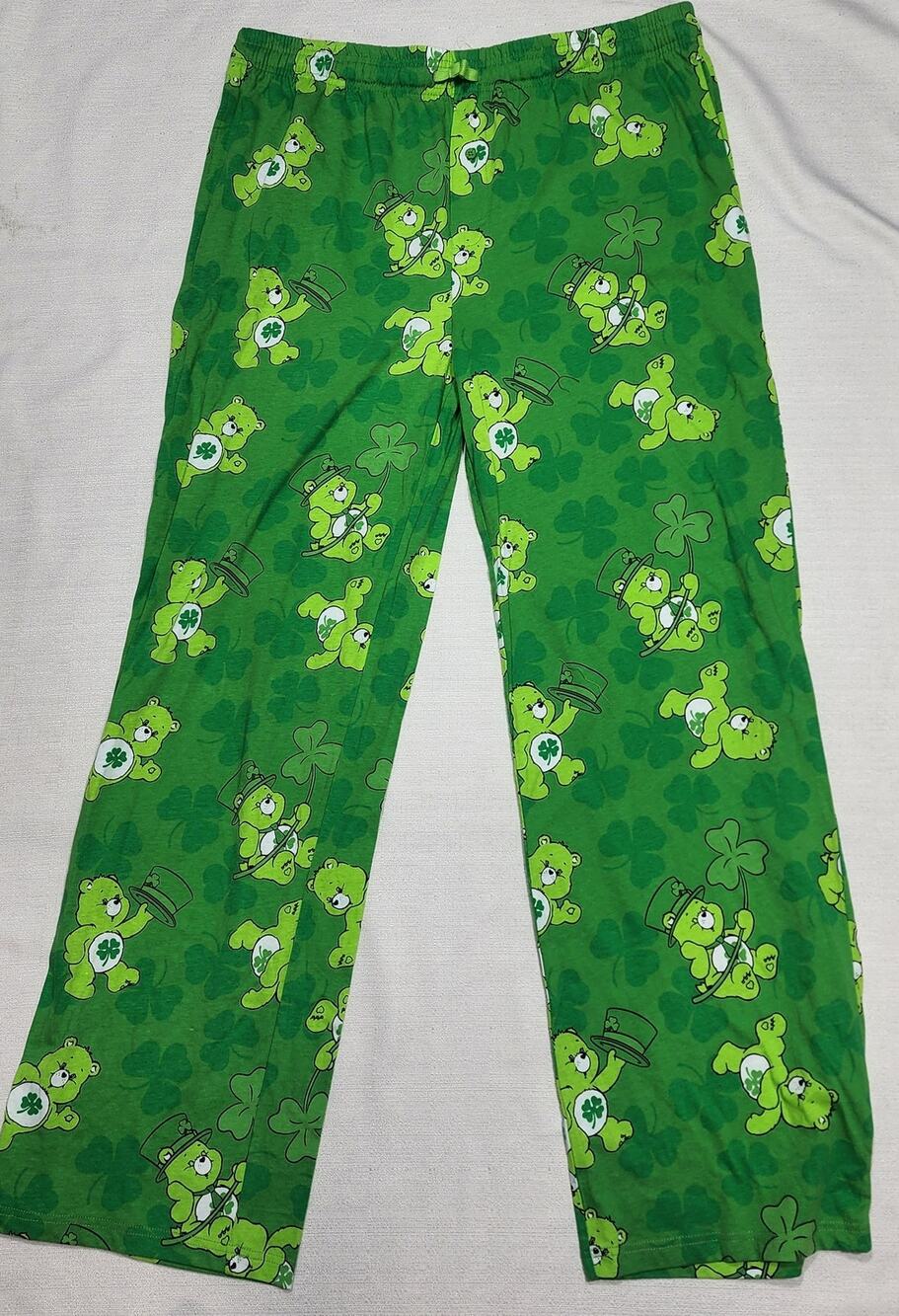 Care Bear St. Patrick's pajamas women's 2X